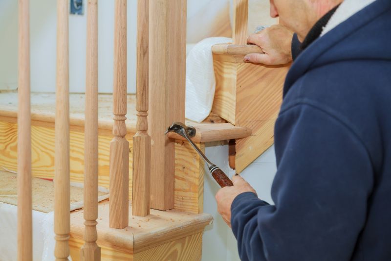 Wood Banister Repair Service in Olathe, KS
